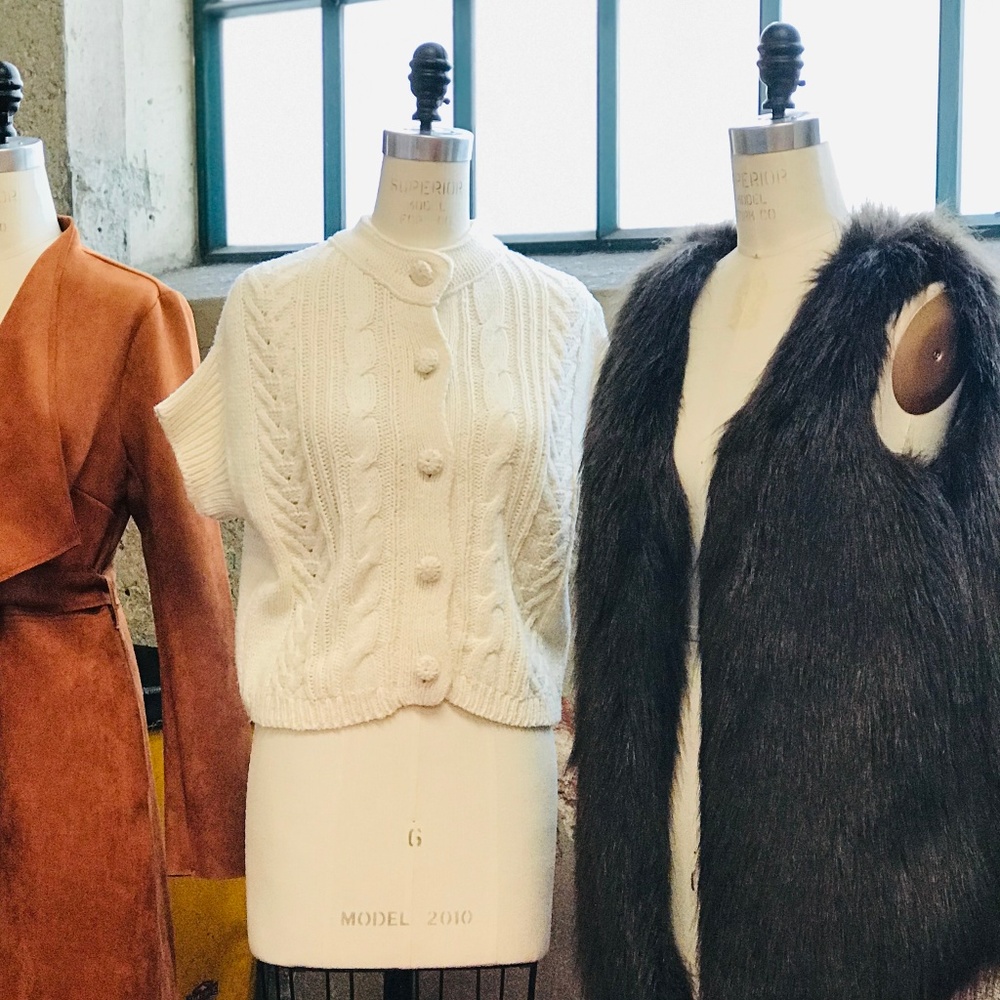 Long Faux Fur Vest